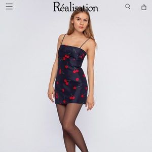 Realisation Par “The Christy” dress in wild cherry